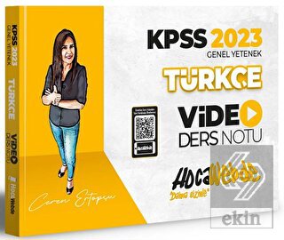 HocaWebde Yayınları 2023 KPSS Türkçe Video Ders No