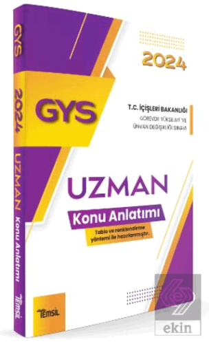 İçişleri Bakanlığı Görevde Yükselme ve Ünvan Değişikliği Sınavı Uzman 