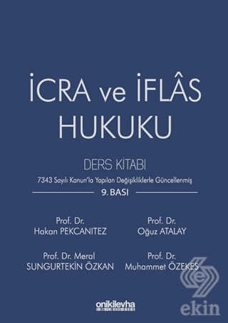 İcra ve İflas Hukuku Ders Kitabı