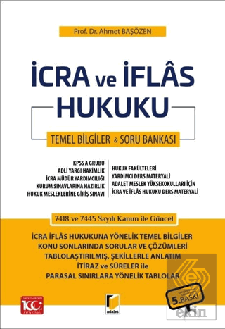 İcra ve İflas Hukuku Ders Notu - Soru Bankası