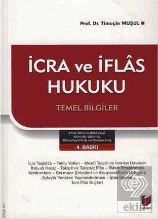 İcra ve İflas Hukuku Temel Bilgiler