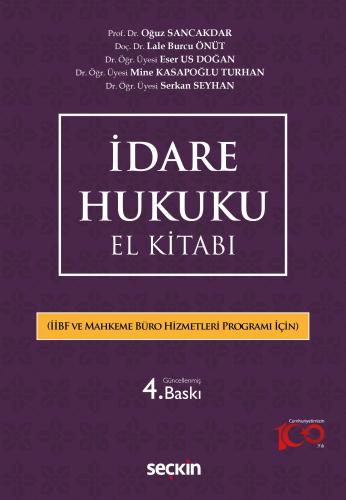 İdare Hukuku El Kitabı İİBF ve AMYO Bölümleri İçin