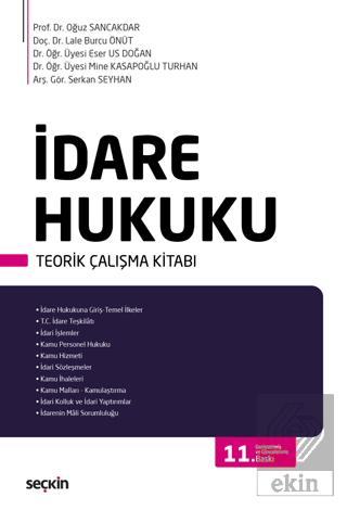 İdare Hukuku Teorik Çalışma Kitabı