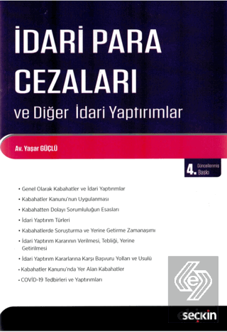 İdari Para Cezaları ve Diğer İdari Yaptırımlar