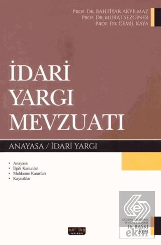 İdari Yargı Mevzuatı