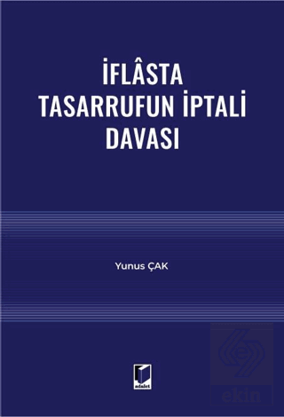 İflasta Tasarrufun İptali Davası