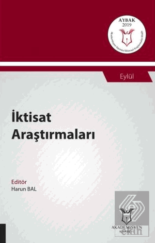 İktisat Araştırmaları (AYBAK 2019 Eylül)