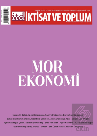 İktisat Ve Toplum Dergisi 146. Sayı: Mor Ekonomi