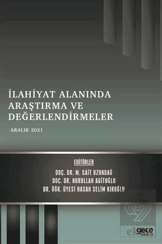 İlahiyat Alanında Araştırma ve Değerlendirmeler -