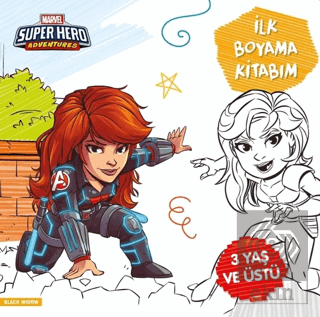 İlk Boyama Kitabım Black Widow - Marvel Super Hero