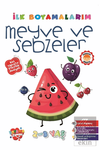 İlk Boyamalarım – Meyve ve Sebzeler