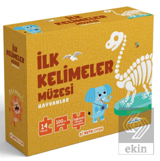 İlk Kelimeler Müzesi - Hayvanlar (İngilizce Destekli Kitap ve Yapboz S