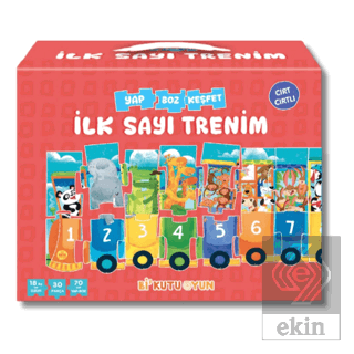 İlk Sayı Trenim - Cırt Cırtlı Yapboz ve Kitap Seti