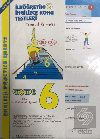 İlköğretim İngilizce Konu Testleri 6 / English Pra