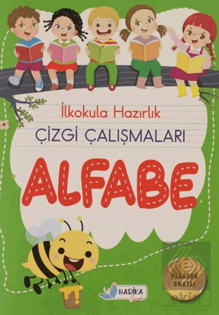 İlkokula Hazırlık Çizgi Çalışmaları Alfabe