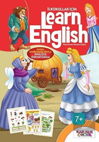 İlkokullar İçin Learn English (Kırmızı)