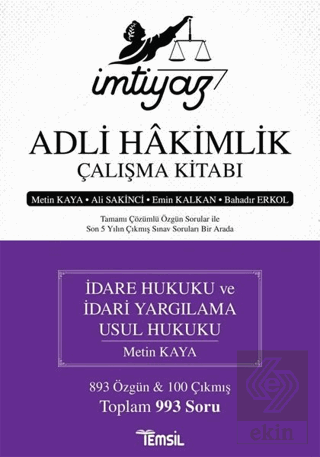 İmtiyaz - Adli Hakimlik Çalışma Kitabı