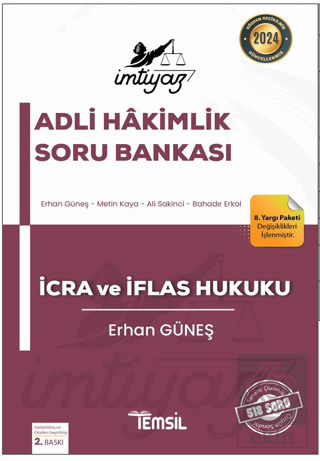 İmtiyaz Adli Hakimlik İcra ve İflas Hukuku Soru Ba