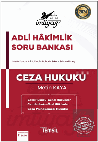 İmtiyaz Adli Hakimlik Soru Bankası Ceza Hukuku - G