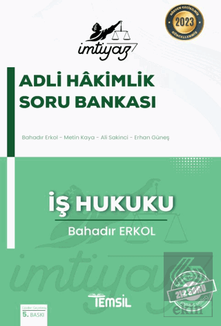 İmtiyaz Adli Hakimlik Soru Bankası İş Hukuku