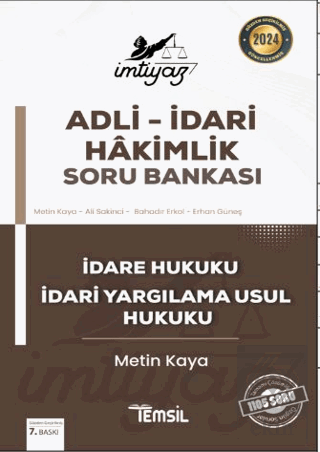 İmtiyaz Adli İdari Hakimlik Soru Bankası İdare Huk