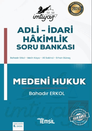 İmtiyaz Adli - İdari Hakimlik Soru Bankası Medeni