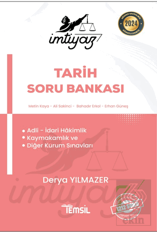 İmtiyaz Adli İdari Hakimlik Soru Bankası Tarih