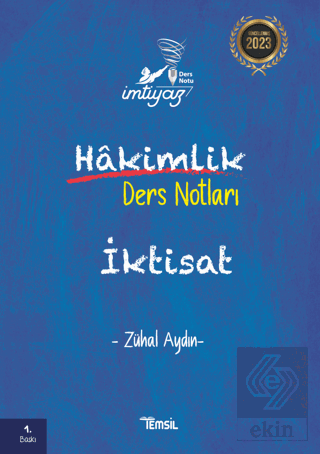 İmtiyaz Hakimlik Ders Notları İktisat