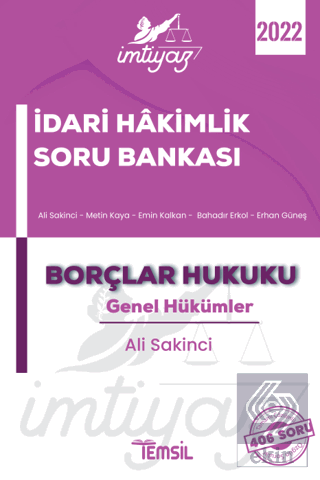 İmtiyaz İdari Hakimlik Çalışma Kitabı