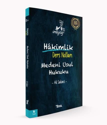 İmtiyaz Adli - İdari Hakimlik Medeni Usul Hukuku S