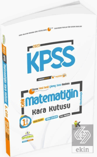 İnformal 2020 Kpss Matematiğin Kara Kutusu 1.Cilt