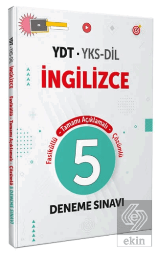 İngilizce YDT YKS-DİL Tamamı Çözümlü 5 Fasikül Den