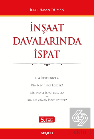 İnşaat Davalarında İspat