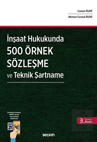 İnşaat Hukukunda 500 Örnek Sözleşme ve Teknik Şart