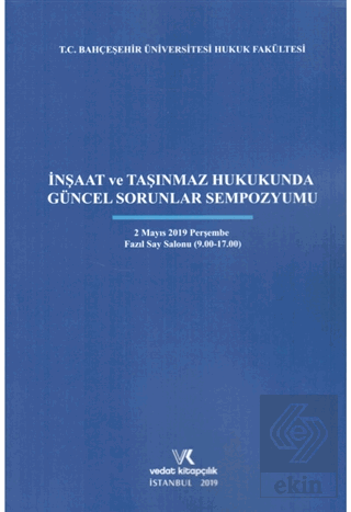 İnşaat ve Taşınmaz Hukukunda Güncel Sorunlar Sempo