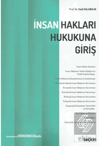 İnsan Hakları Hukukuna Giriş