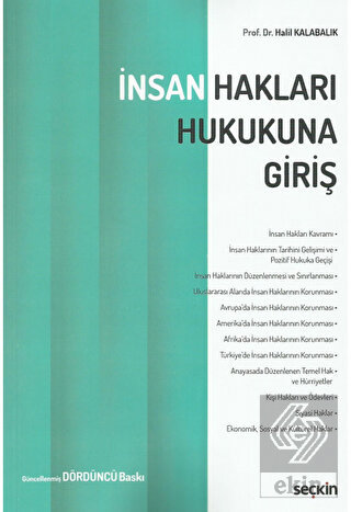 İnsan Hakları Hukukuna Giriş