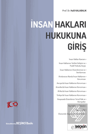 İnsan Hakları Hukukuna Giriş