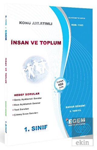 İnsan Ve Toplum (Bahar Dönemi) Konu Anlatımlı Soru