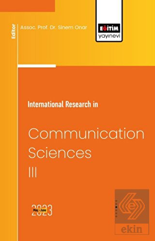 International Research in Communication Sciences I