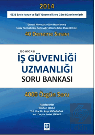 İş Güvenliği Uzmanlığı Soru Bankası Gökhan Çolak