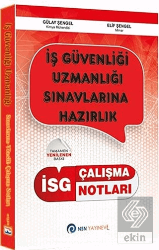 İSG İş Güvenliği Uzmanlığı Çalışma Notları