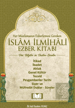 İslam İlmihali Ezber Kitabı Dini Bilgiler