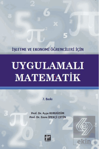 İşletme ve Ekonomi Öğrencileri İçin Uygulamalı Mat