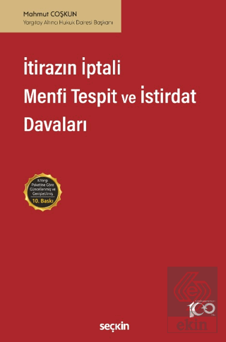 İtirazın İptali - Menfi Tespit - İstirdat Davaları