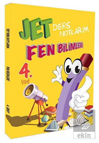 Jet Yayınevi 4. Sınıf Fen Bilimleri Ders Notlarım