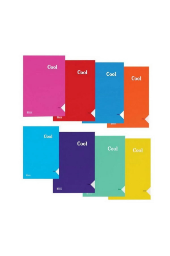 K.Color A4 60 Yp.Çizgili PP Kp.Dikişli Cool Defter