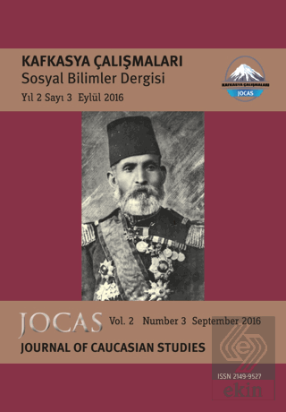 Kafkasya Çalışmaları Sosyal Bilimler Dergisi Yıl:2 Sayı:3 Eylül 2016