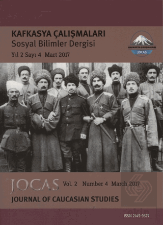 Kafkasya Çalışmaları Sosyal Bilimler Dergisi Yıl:2 Sayı:4 Mart 2017