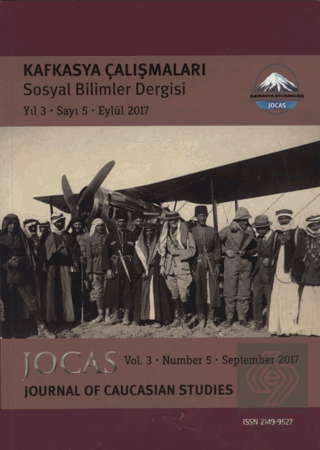 Kafkasya Çalışmaları Sosyal Bilimler Dergisi Yıl:3 Sayı:5 Eylül 2017